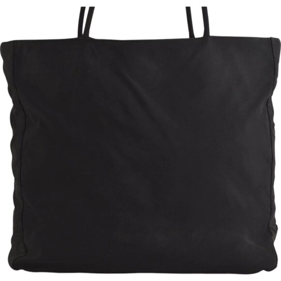 (L3) Authentic Prada Shoulder Bag Black Canvas Luxury Vintage Designer Handbag - Picture 1 of 13
